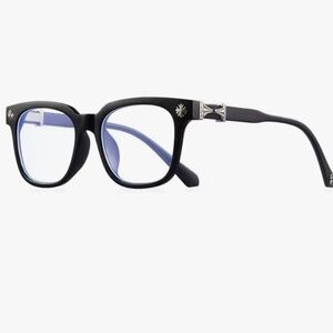 Classic Black Non Prescription Eyeglasses with Clear Lens